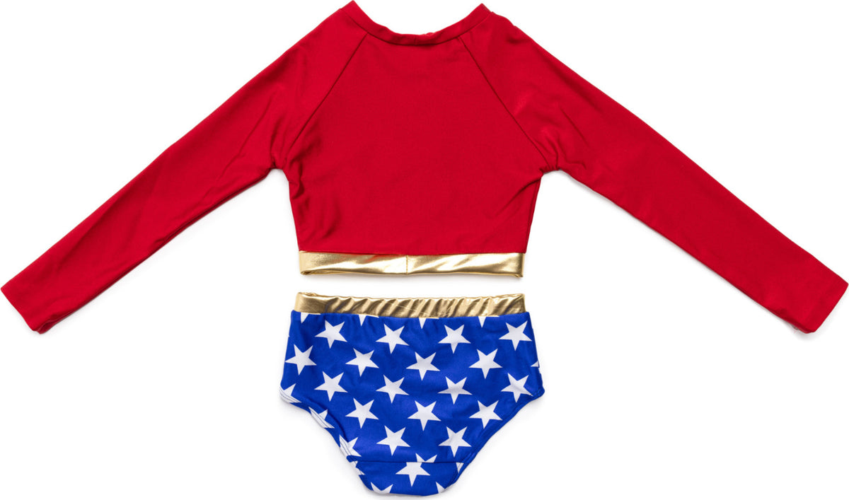 Wonder Girl Swimsuit (Size 3-4)