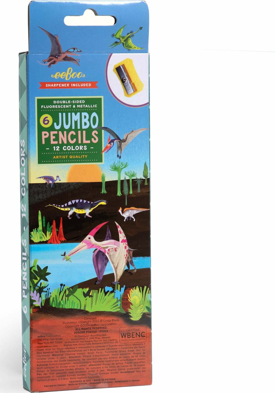 Dinosaur Special Pencils (6 JUMBO pencils)