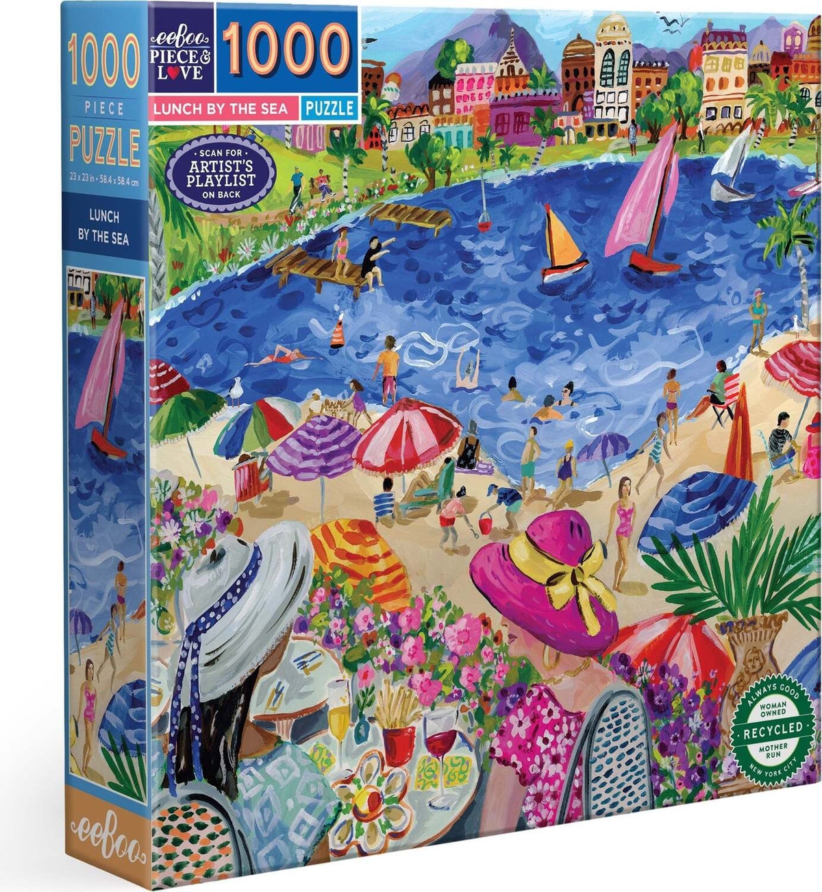 Lunch by the Sea (1000 piece square puzzles)