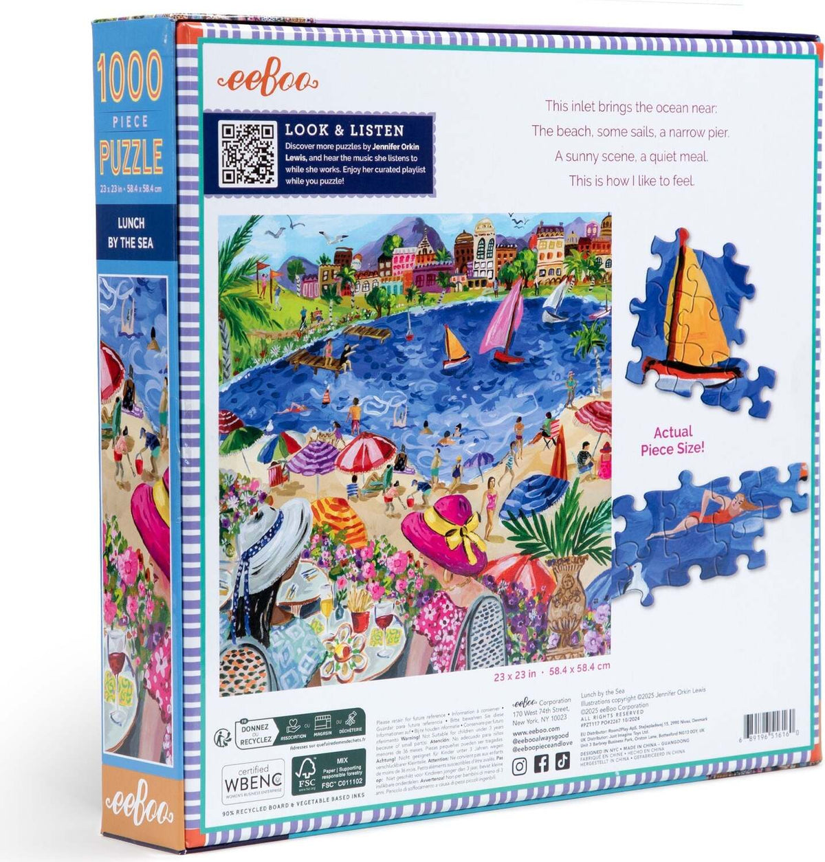 Lunch by the Sea (1000 piece square puzzles)