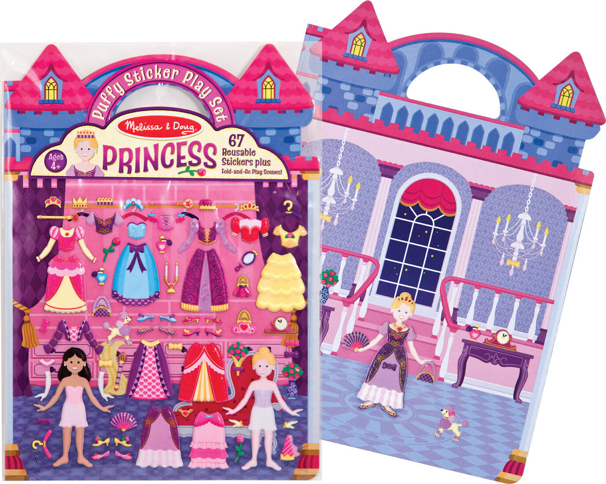Puffy Sticker Play Set - Princess