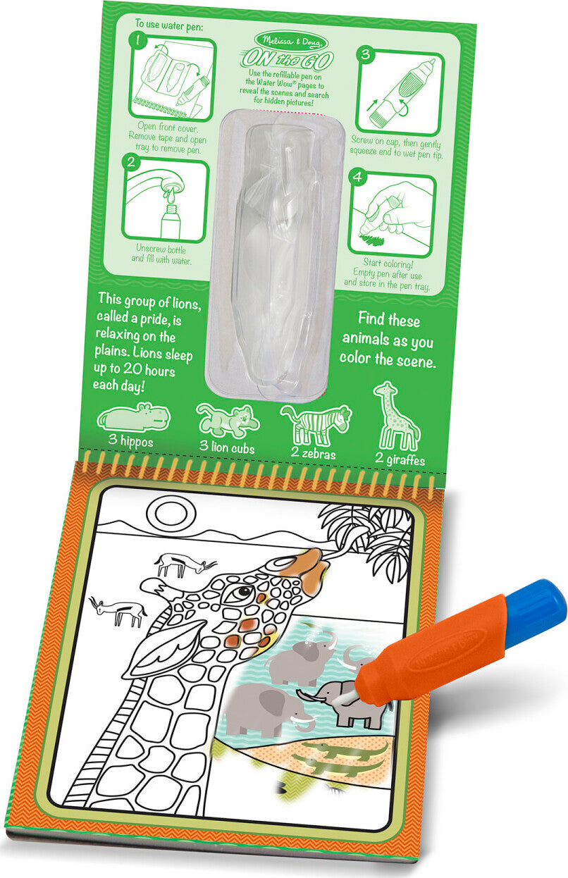 Water Wow! - Safari Water Reveal Pad