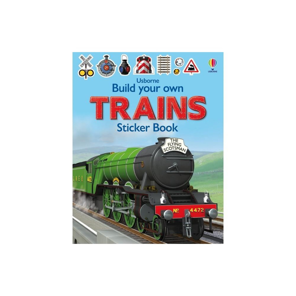 Usborne, Sticker Book: Build Your Own - Trains