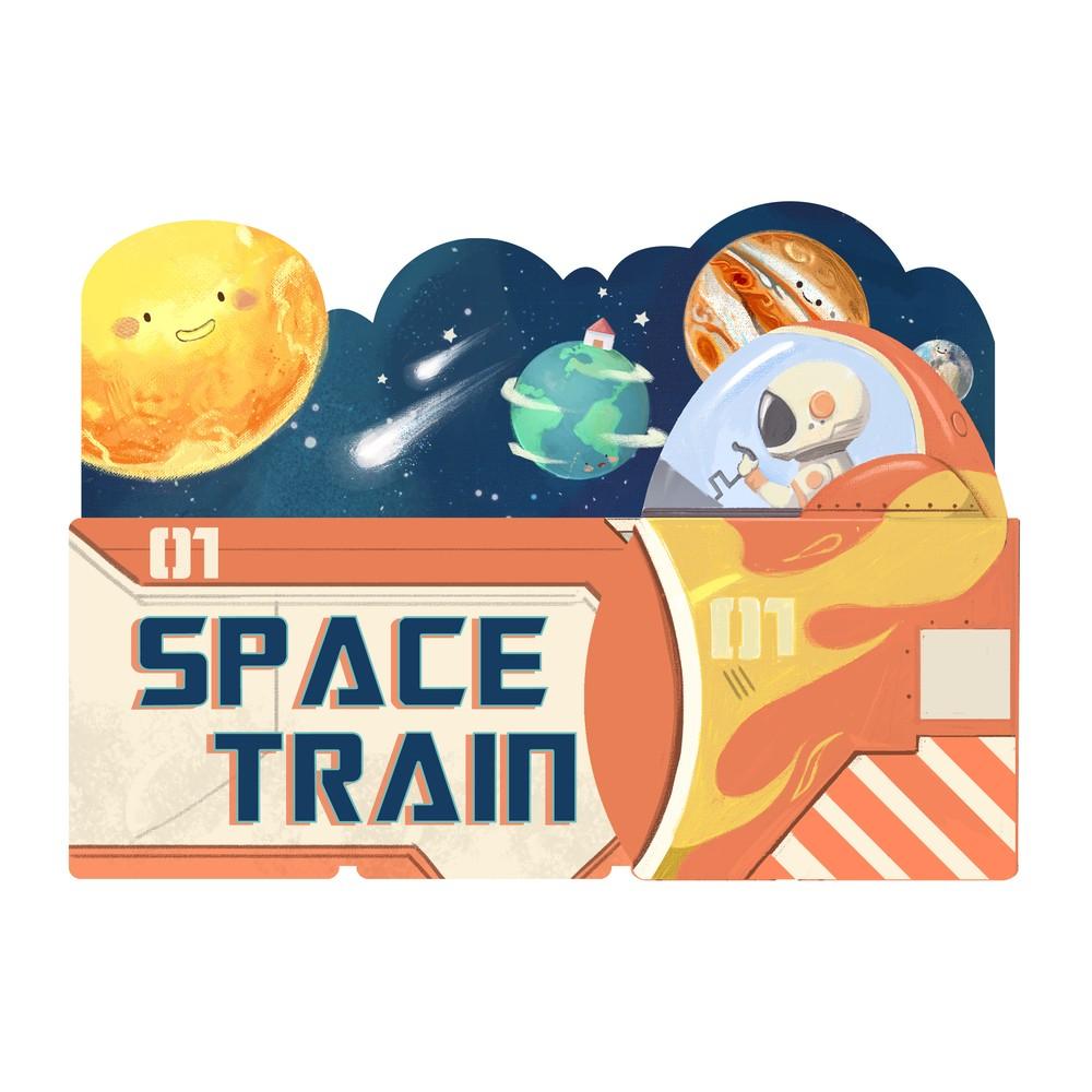 Abrams, 'Space Train', by Christopher Robbins