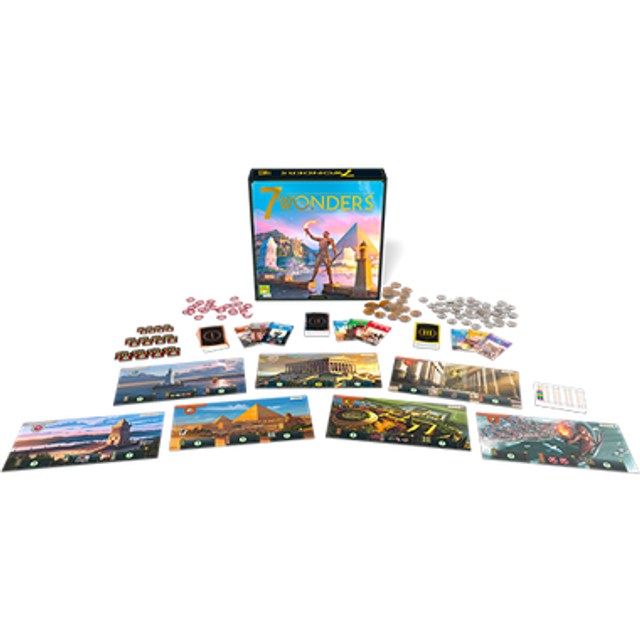 Asmodee, 7 Wonders New Edition Board Game SV01EN