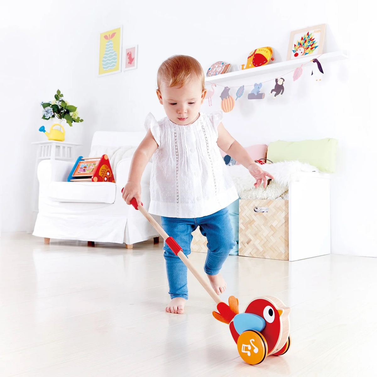 Hape, Lily Musical Push Along E0353