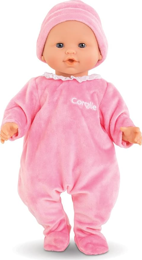 Corolle, Pajamas and Hat Pink 14” - 140010