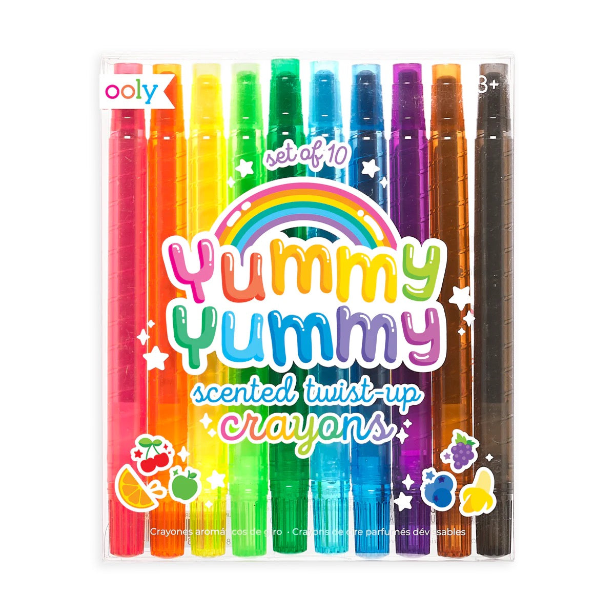 Ooly, Yummy Yummy: Scented Twist Up Crayons Set of 10 133-112