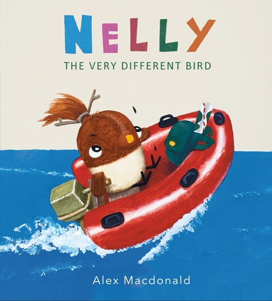 Quarto, 'Nelly the Very Different Bird' - by Alex MacDonald (Hardcover)