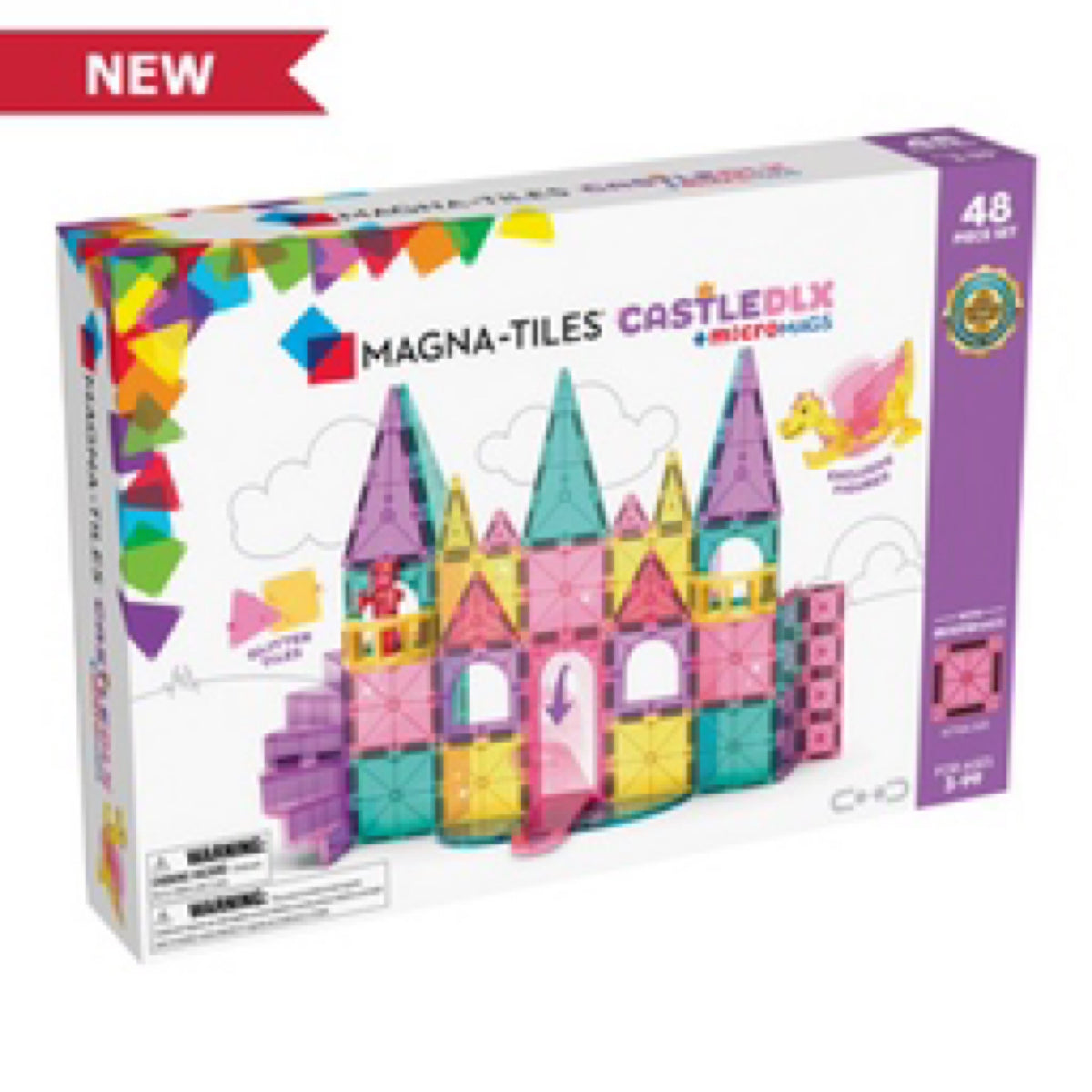 Magna Tiles, Castle Dlx 48pc Set 242048CA