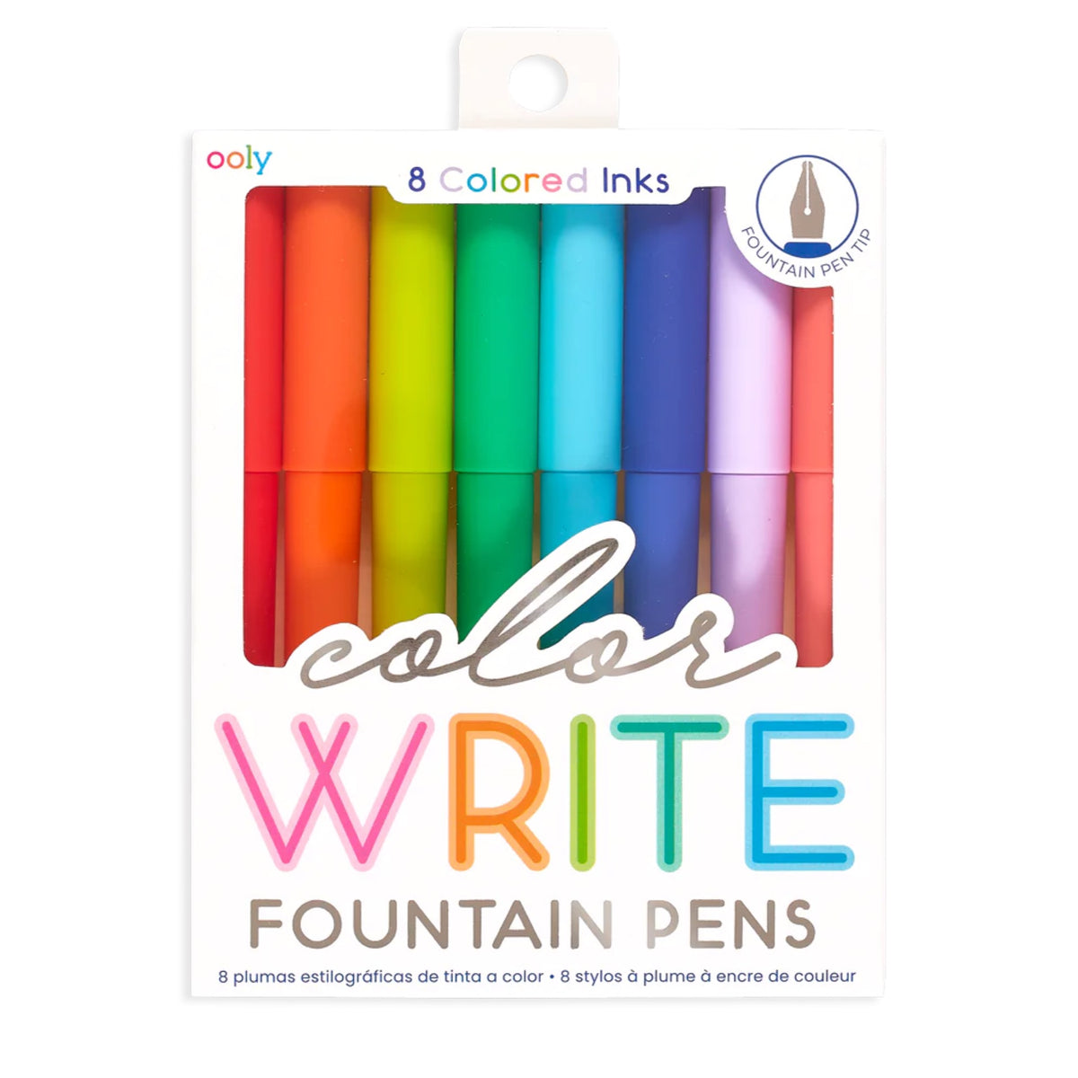 Ooly, Color Write Fountain Pens Set of 8 132-092