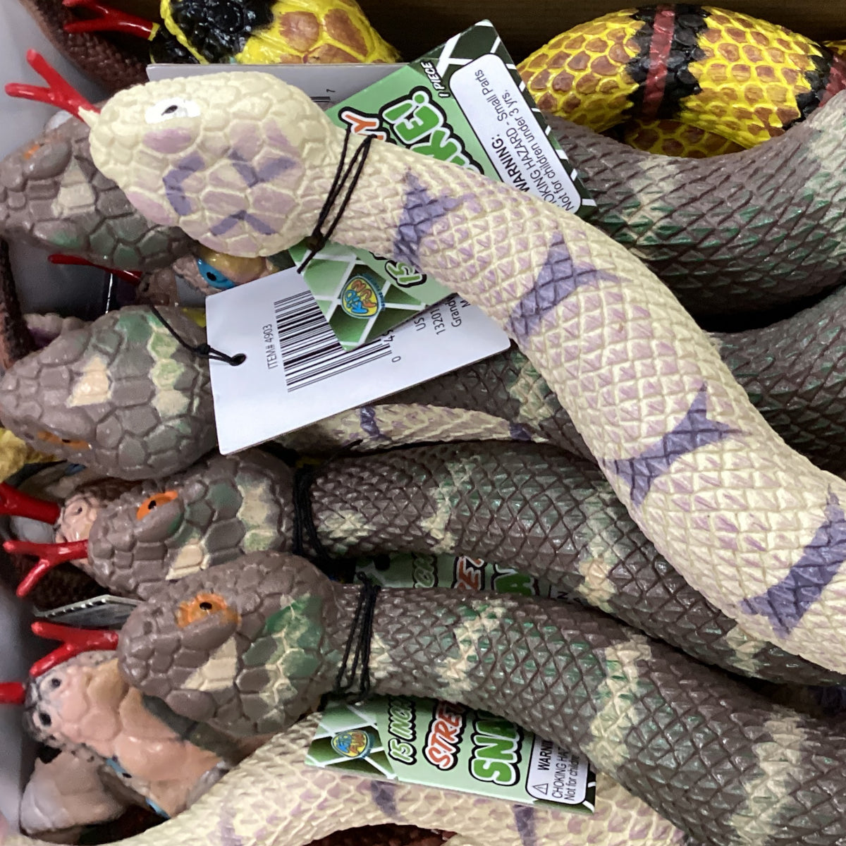 US Toy, Stretchy Snake 15” 4903