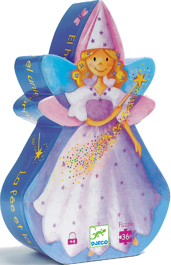 Djeco, Silhouette: The Fairy & Unicorn 36pc DJ07225