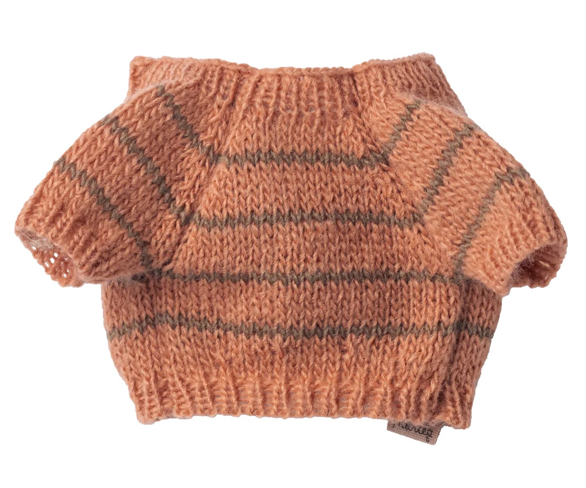 Maileg, Puppy Supply: Knitted Sweater - Coral (S) 16-6916-00