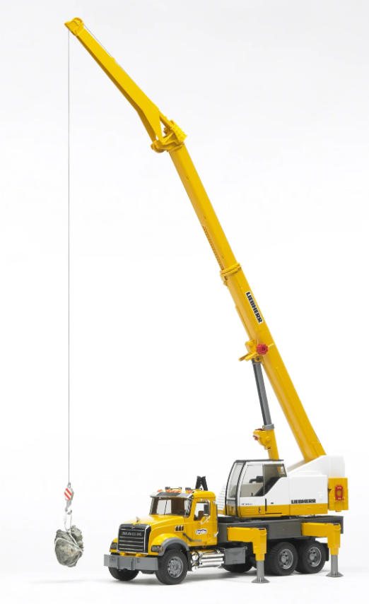 Bruder, Mack Granite Liebherr Crane Truck 02818