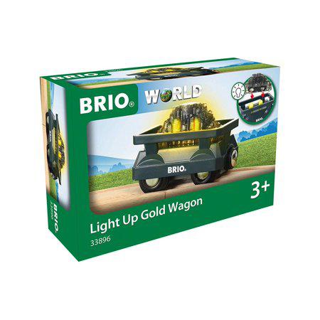 Brio, Light Up Gold Wagon 33896