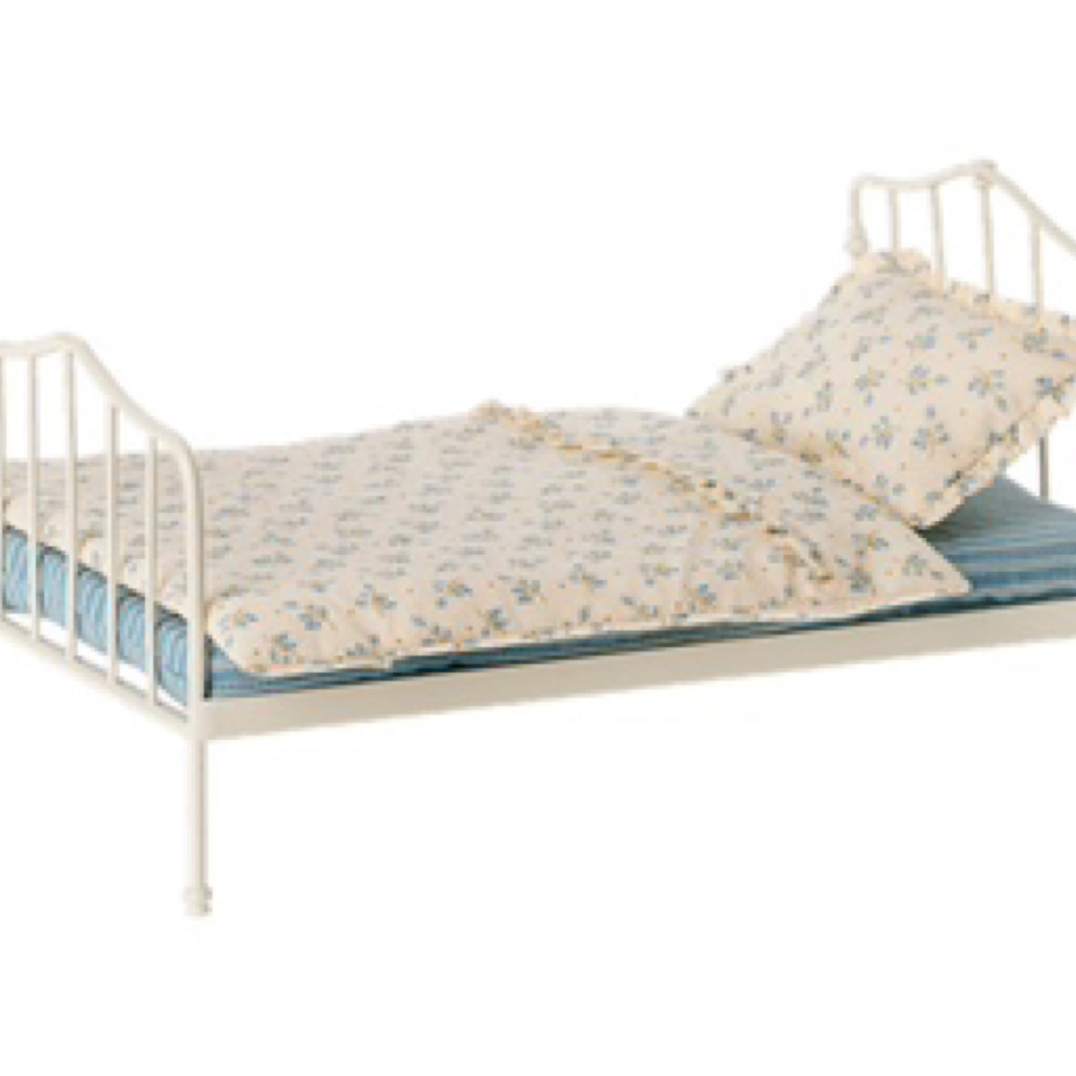 Maileg, Miniature: Vintage Bed - Blue 11-2116-00
