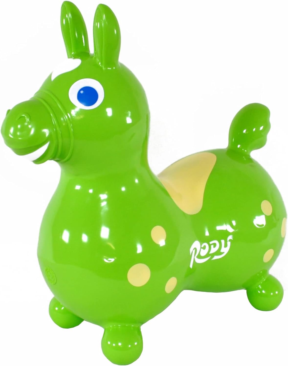 Gymnic Rody, Inflatable Bounce & Ride - Lime Green 7004