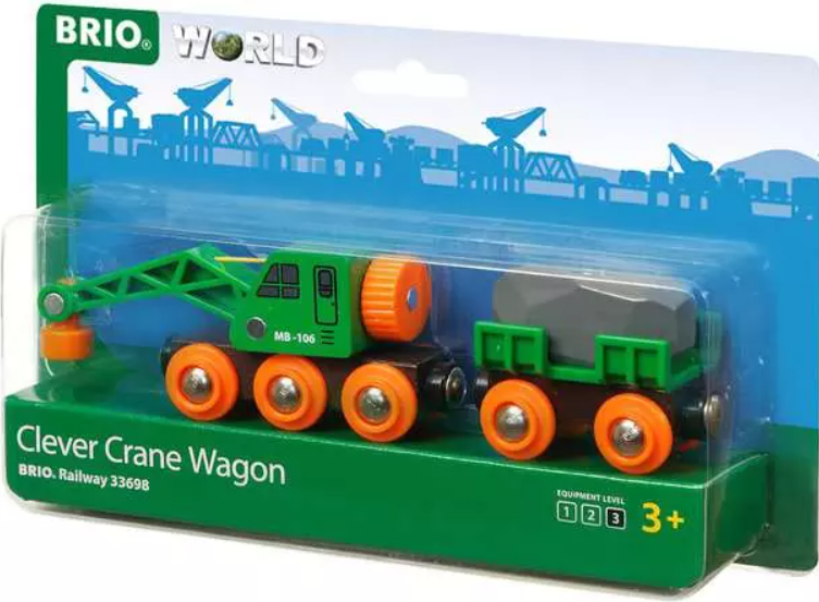 Brio, Clever Crane Wagon 33698