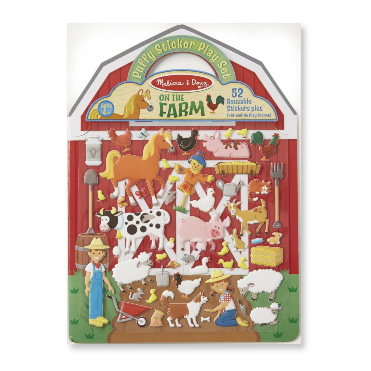 Melissa & Doug, Puffy Sticker Play Set: On The Farm 50529