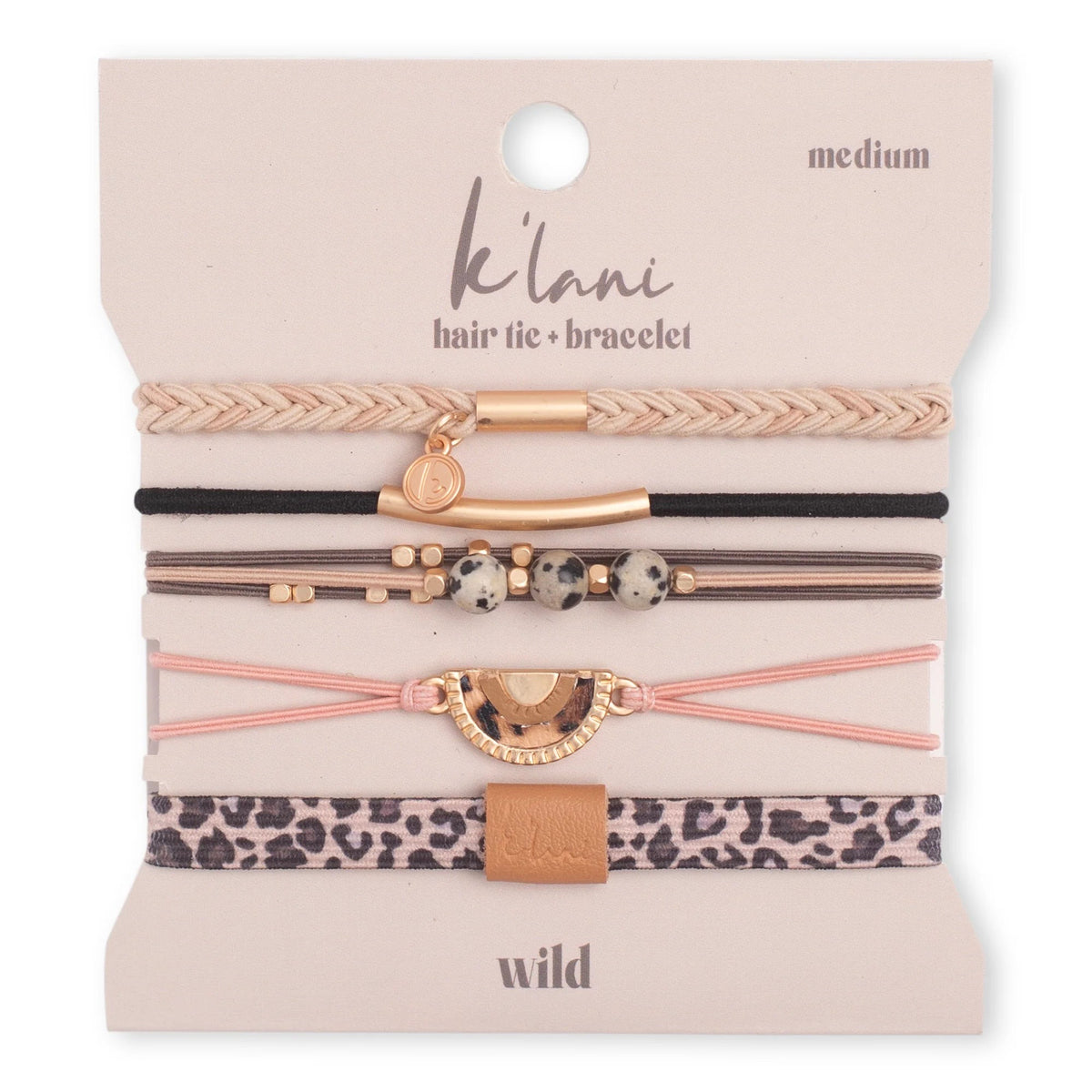 K’Lani, Hair Tie Bracelets: Wild (S) 664224
