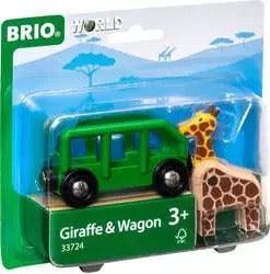 Brio, Safari Giraffe & Wagon 33724