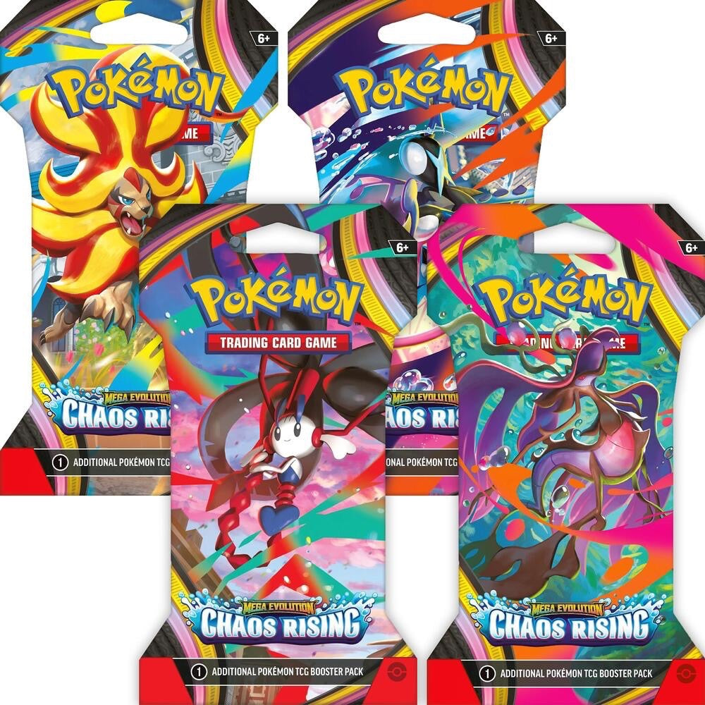 Pokemon TCG: Mega Evolution Chaos Rising Sleeved Booster Pack