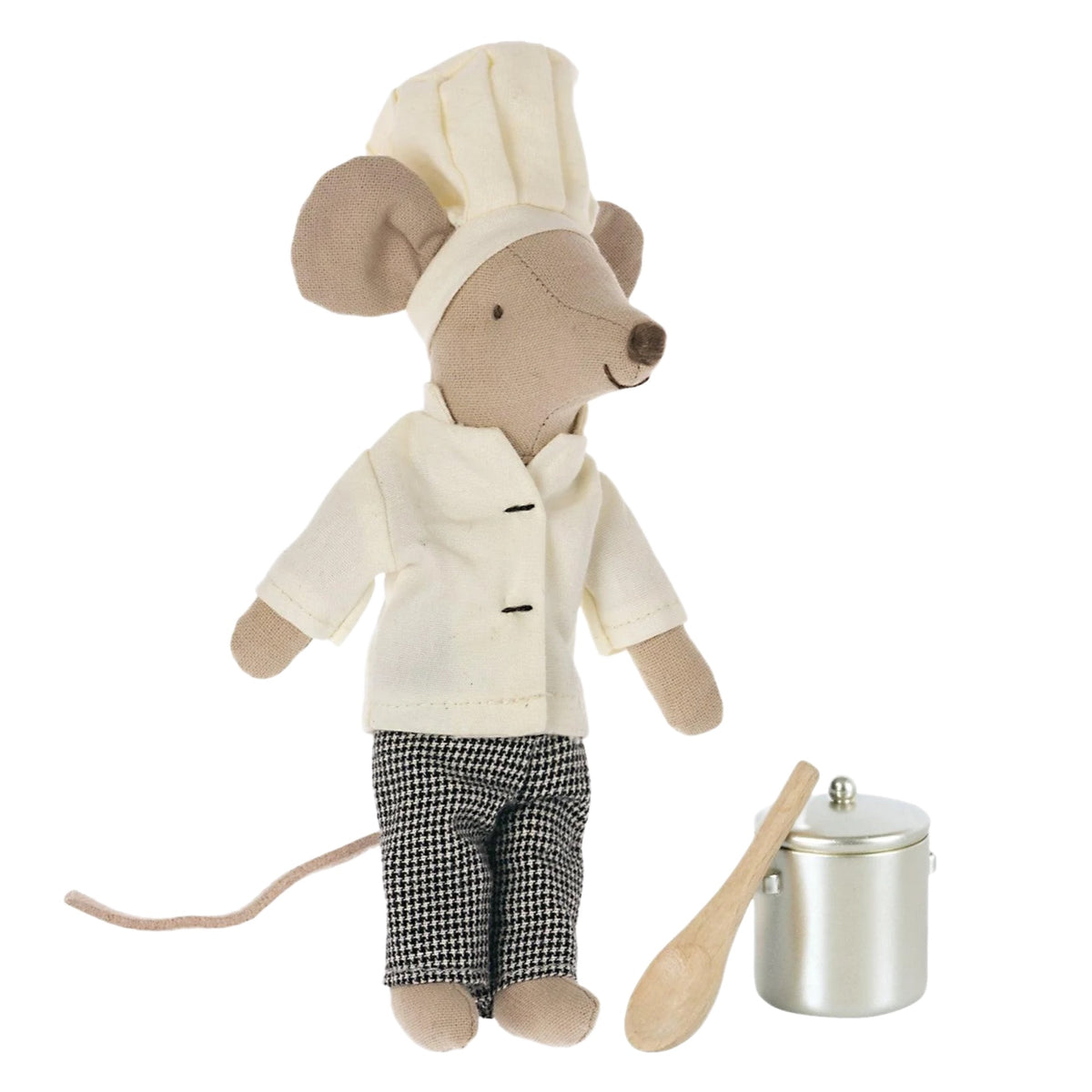 Maileg, Chef Mouse: Big Brother/Sister w. Utensils 17-4208-00