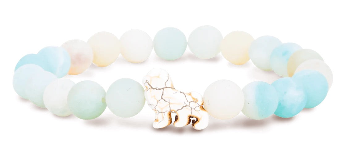 Fahlo, The Excursion Tracking Bracelet: Lion - Sky Stone