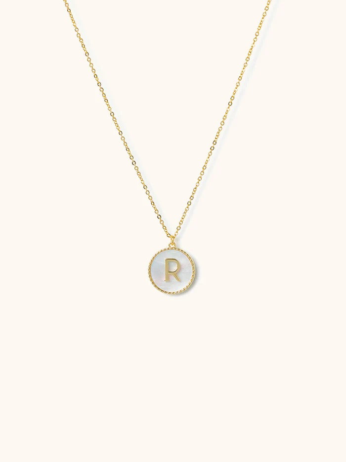 Studio Oh!, Monogram Necklace: R - Remarkable SJC55