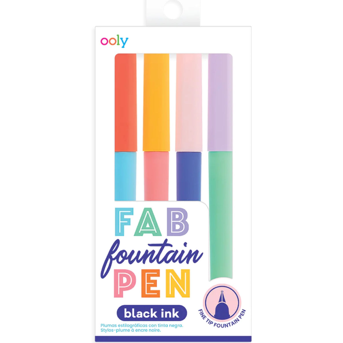 Ooly, Fab Fountain Pens Set of 4 132-091