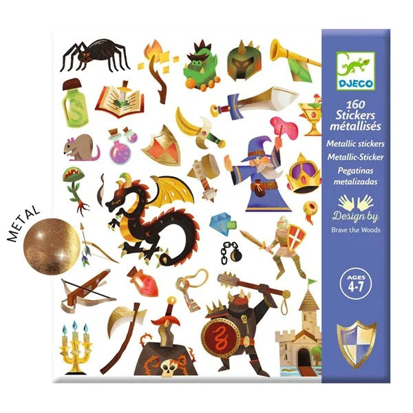 Djeco, Stickers: Medieval Fantasy DJ09277