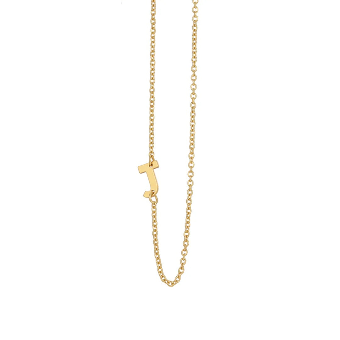 Lucky Feather, Celebrate You Initial Necklace - J
