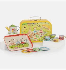 Speedy Monkey, Moulin Roty: Metal Tea Set 632283