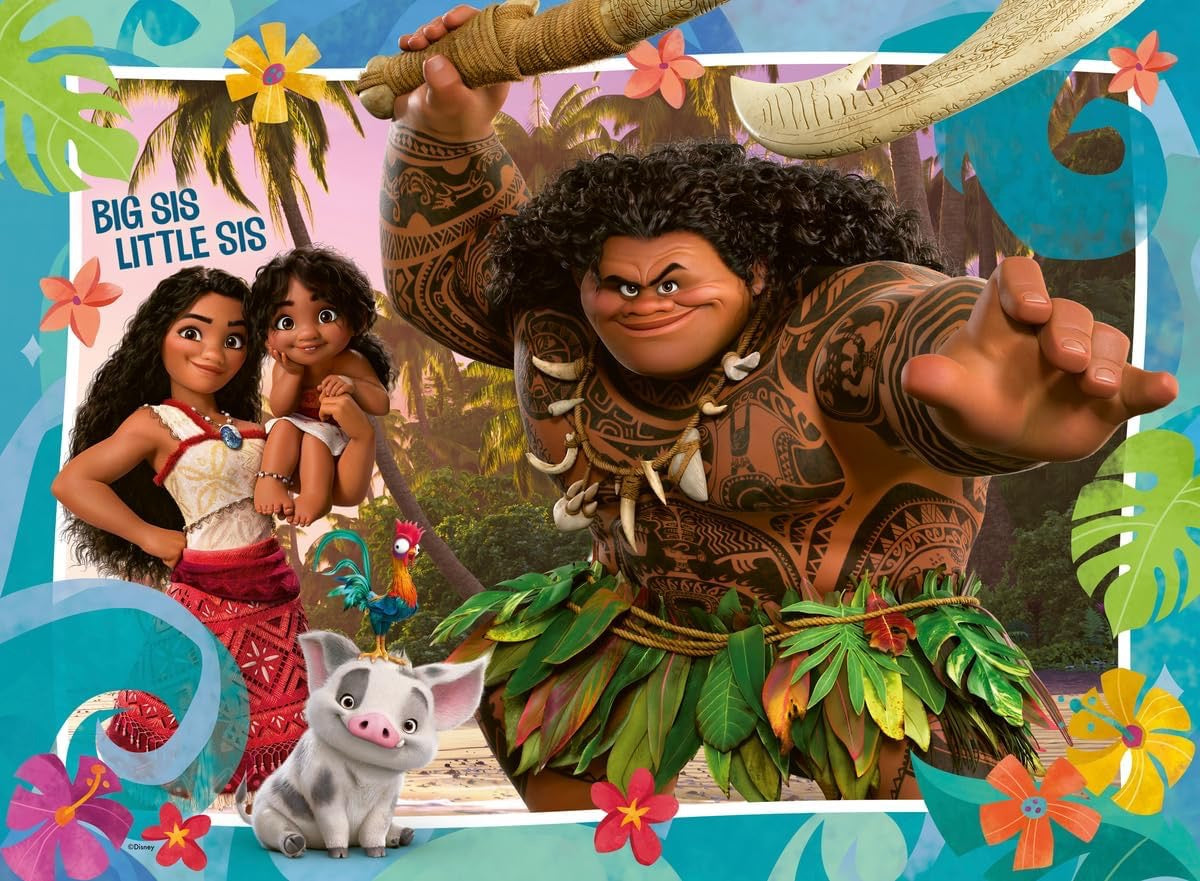 Ravensburger, Disney: Moana 2 Jigsaw Puzzle 100 Pc 12004124