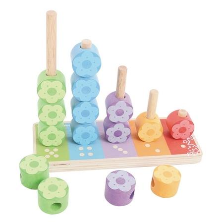 Bigjigs Toys, First Flower Stacker BB090