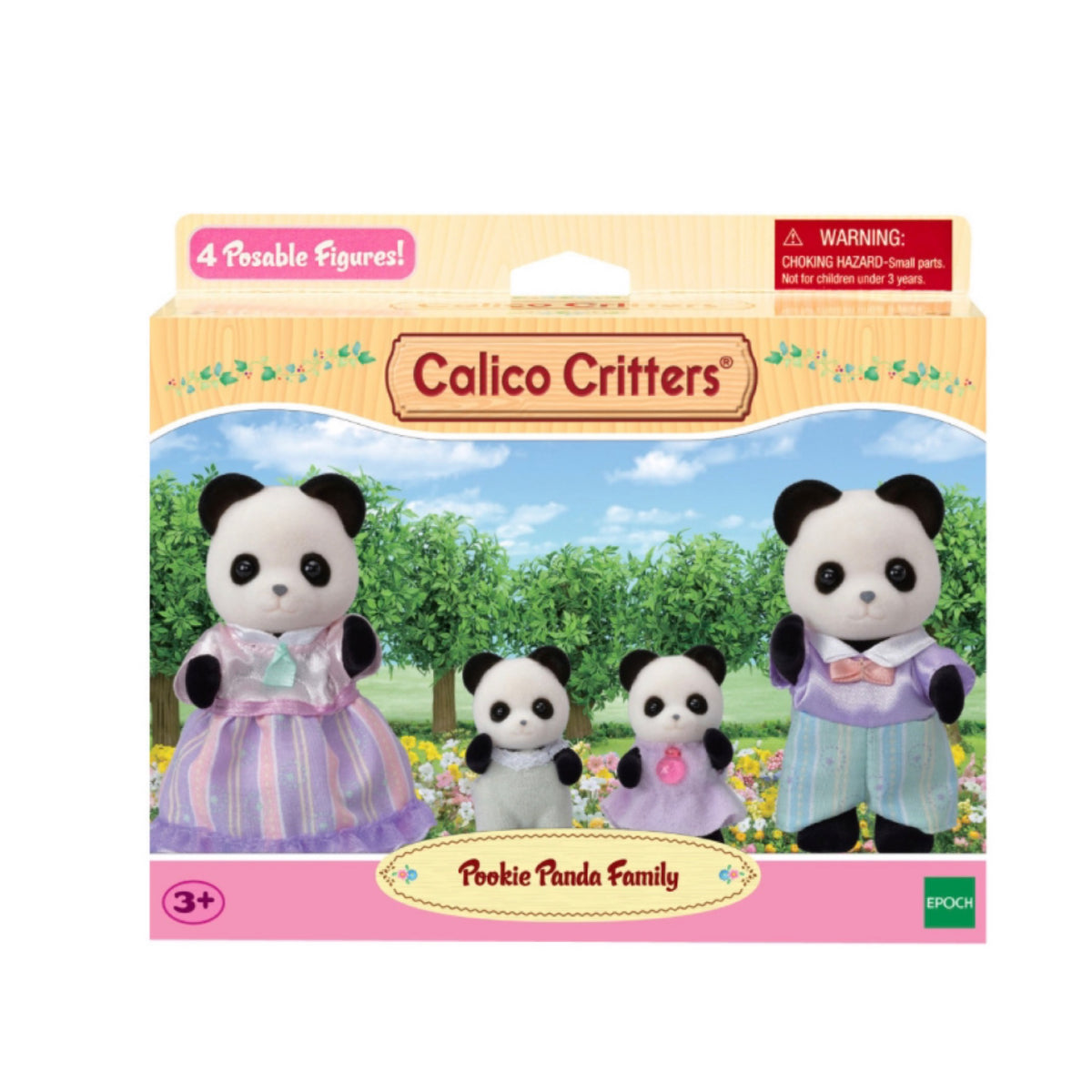 Calico Critters, Pookie Panda Family - cc1940