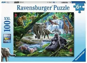 Ravensburger, Jungle Animals Puzzle 100pc 12970