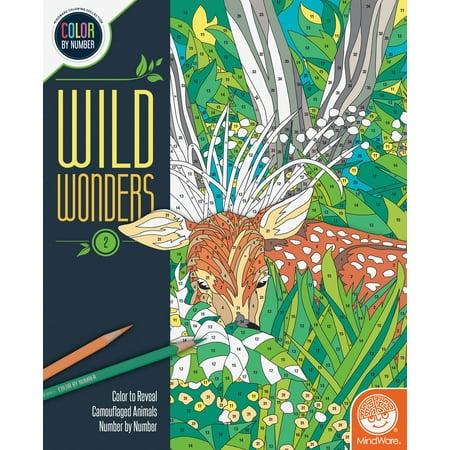 Mindware, Wild Wonders Color by Number: Book 2