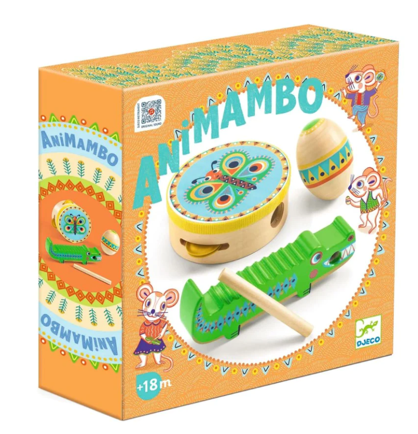 Djeco, Animambo: 3pc Musical Set DJ06031