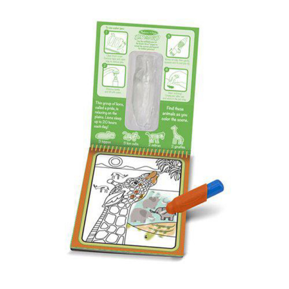 Melissa & Doug, On The Go: Water Wow! - Safari 9441