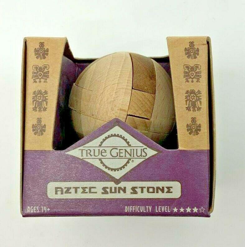 Project Genius, Aztec Sun Stone Wooden Puzzle TG006