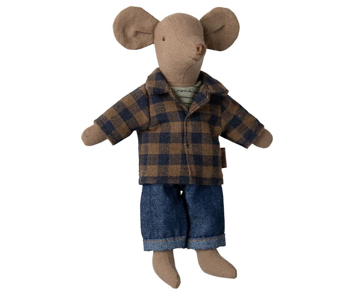 Maileg, Mouse: Dad - Light Brown 17-5303-00