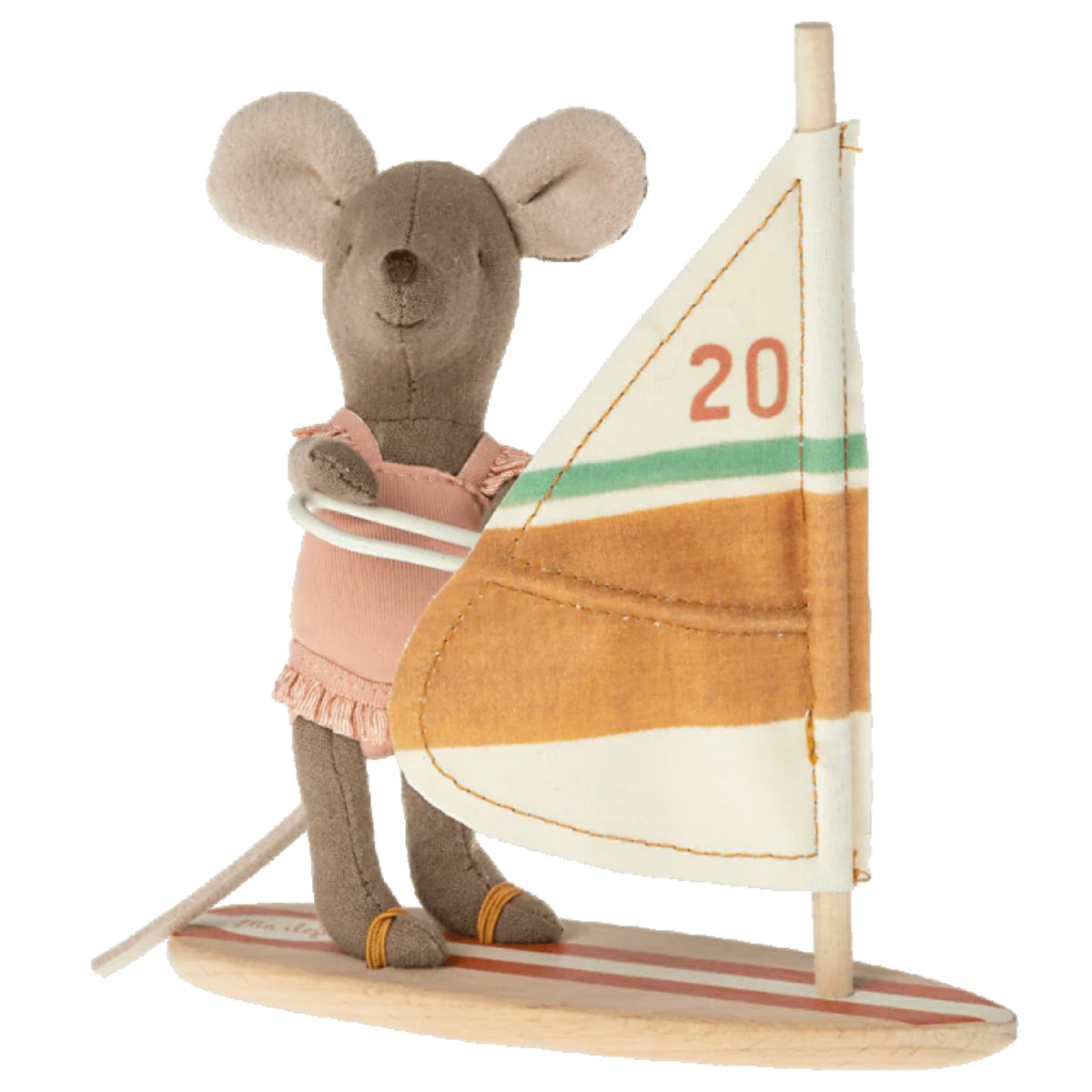 Maileg, Beach Mice: Surfer Little Sister 17-2104-00