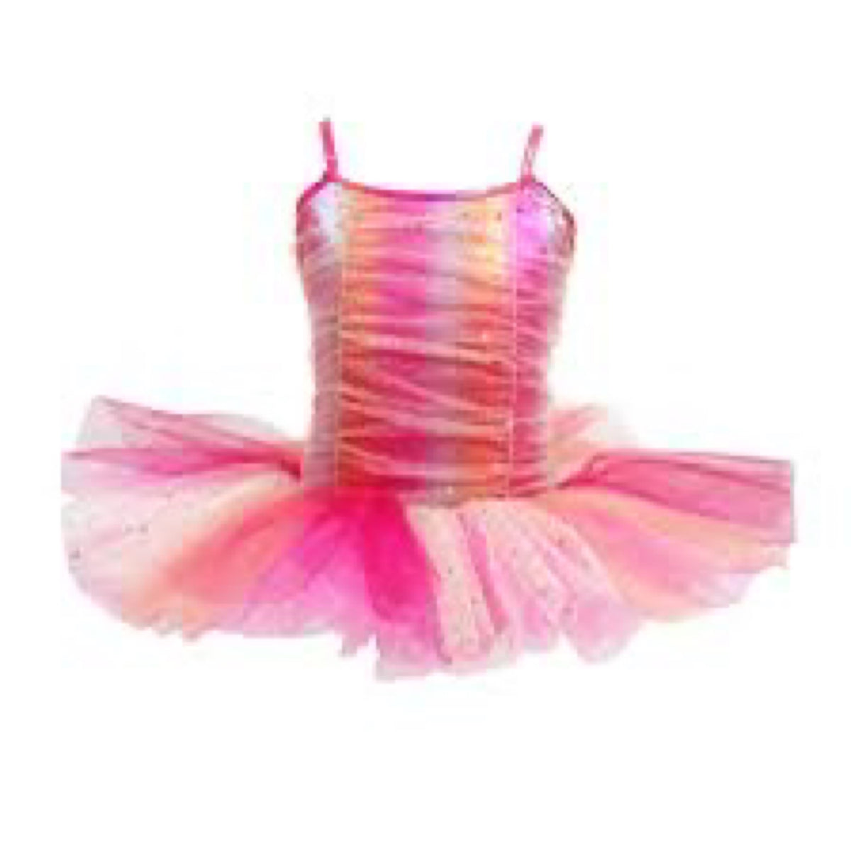 Pink Poppy, Vibrant Vacation Party Tutu Size 5/6 PDM140