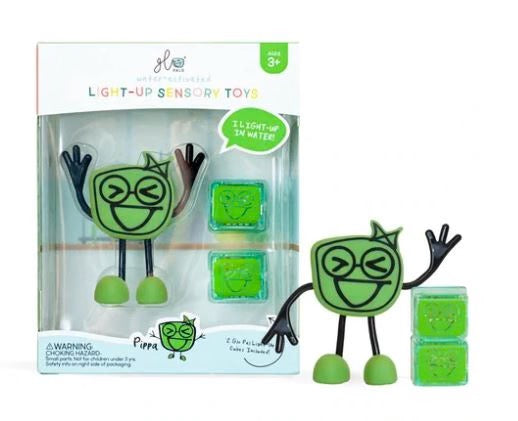 Glo Pals, Light-Up Cubes: Pippa - Green