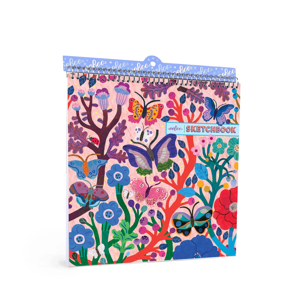 eeBoo, Square Sketchbook: Butterflies SKSBF