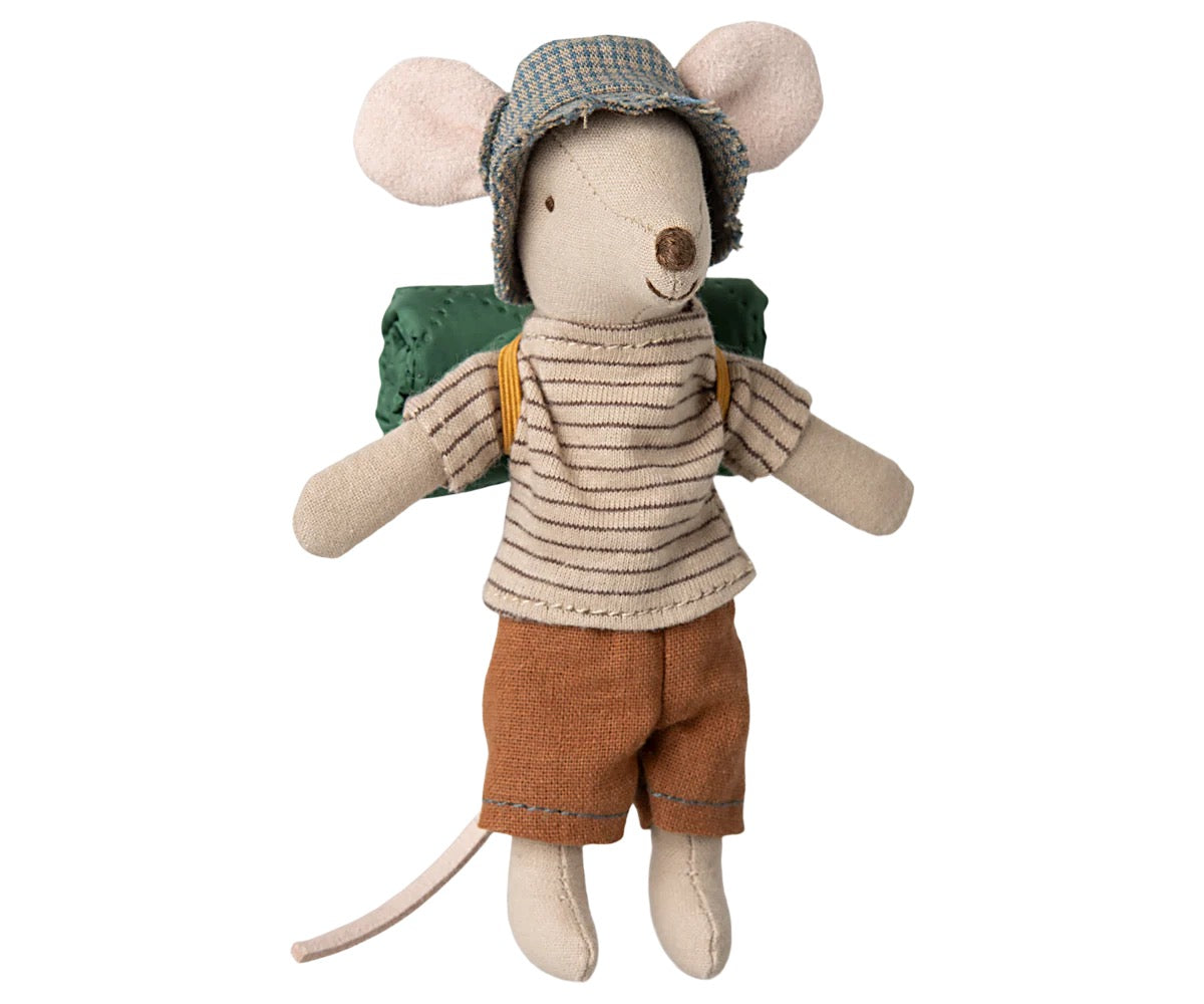 Maileg, Hiker Mouse: Thin Stripes 17-5201-00