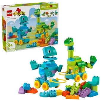 Lego, Duplo:3in1 Dinosaurs on Wheels 10451
