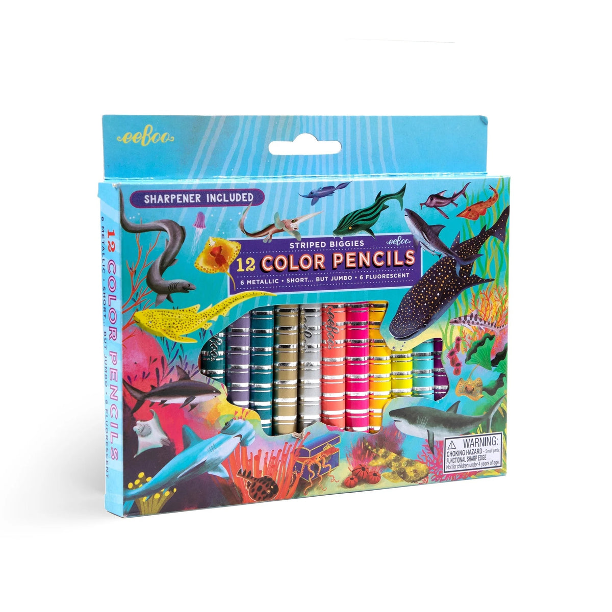 eeBoo, Special Biggie Colored Pencils: Shark ASBP10
